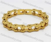 11mm wide Good Polishing Motorcycle Chain Bracelet KJB52-0065