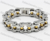18mm wide Good Polishing Motorcycle Chain Bracelet KJB52-0066