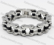 18mm wide Good Polishing Motorcycle Chain Bracelet KJB52-0068