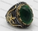 Green Stone Ring KJR115-0319