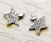 925 Silver Star Ear Studs KJSE115-0006