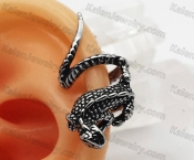 steel lizard ear cuffs KJE69-0197