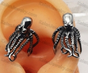 steel octopus ear cuffs KJE69-0215