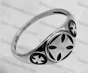925 silver iron cross ring KJSR115-0003