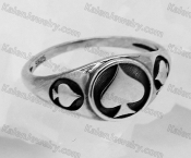 925 silver Spades ring KJSR115-0026