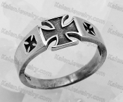 925 silver iron cross ring KJSR115-0038