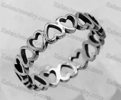 925 silver hearts ring KJSR115-0039