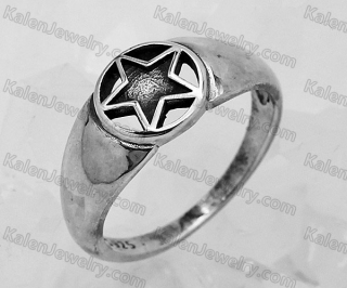 925 silver star ring KJSR115-0053