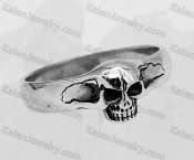 925 silver skull ring KJSR115-0077