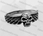 925 silver skull ring KJSR115-0087