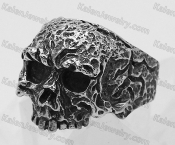 925 silver skull ring KJSR115-0088