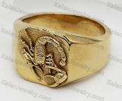 gold plating scorpion ring KJR115-0385