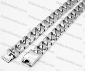 Custom Large Steel Necklace MOQ 5pcs KJD128-0015