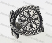 viking compass ring KJR118-0082