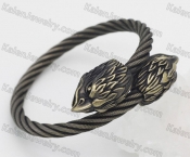 bronze plating steel eagle bangle KJB129-0117