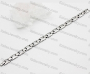 steel bracelet with black magnet KJB220195