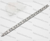 steel bracelet with black magnet KJB220201