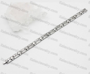 steel bracelet with black magnet KJB220202