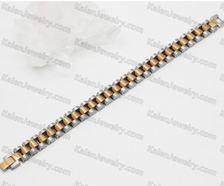 steel bracelet with black magnet KJB220206