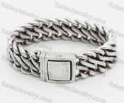 925 silver plating steel bracelet KJB36-1157