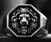 lion ring KJR118-0172