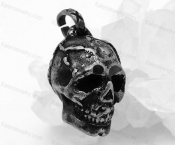 antique black plating skull pendant KJP128-0247